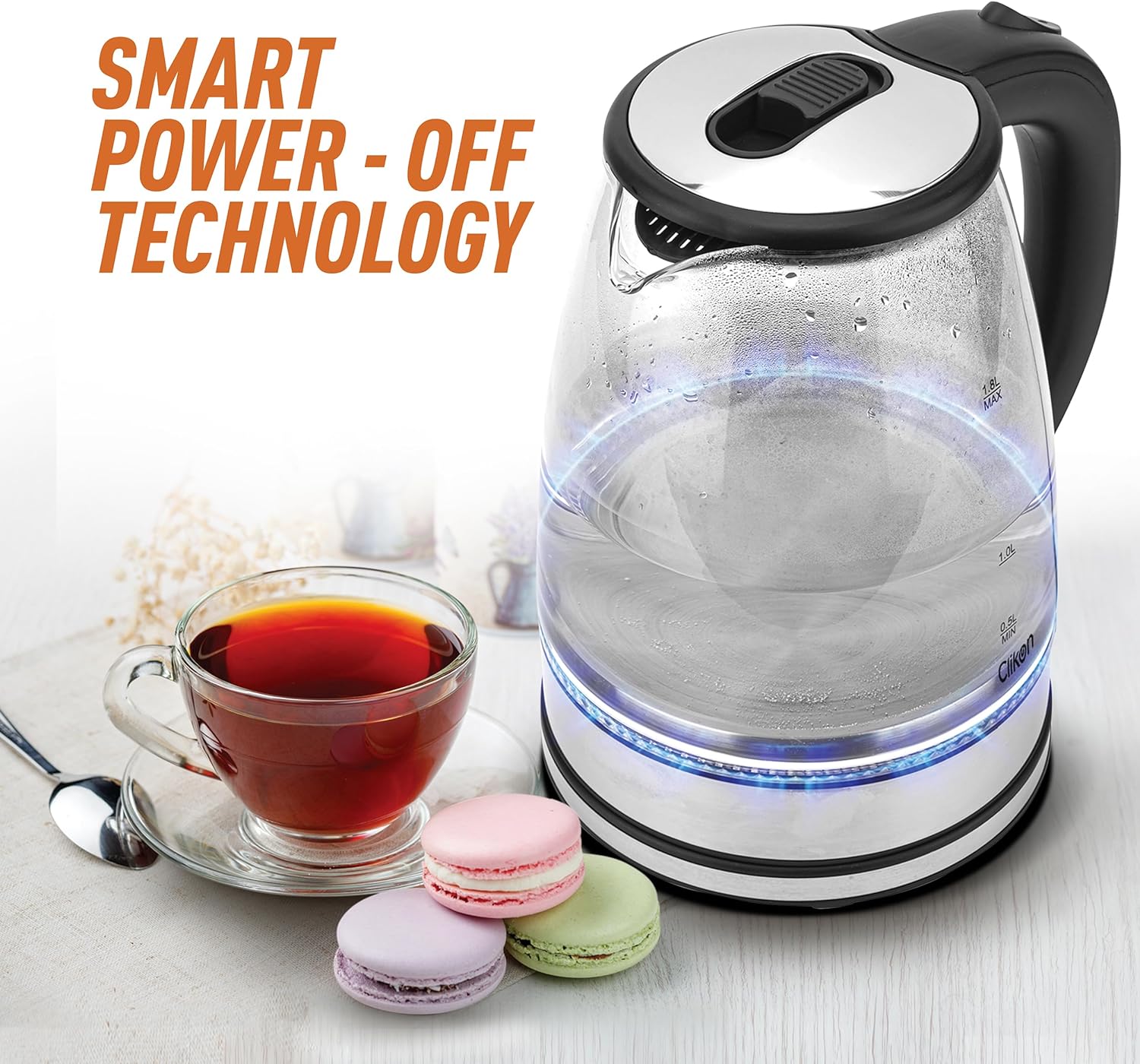 كليكون غلاية زجاجية 1.8 لتر - 1500 واط