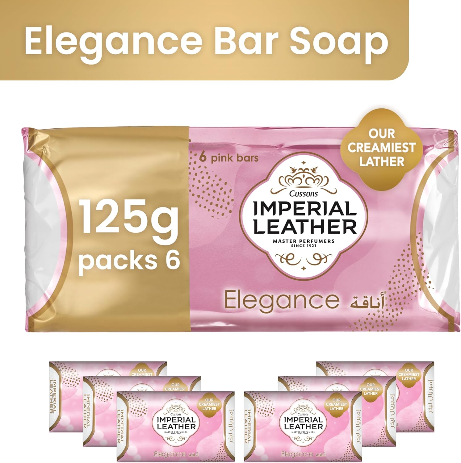 Imperial Leather Elegance 125GM 6 Pcs