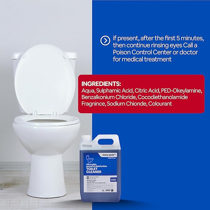 Buy 2 M20 Toilet Cleaner Citrus Pine 5L+ SNH Toilet Roll 200 Sheets | Pack of 10 Rolls  Free