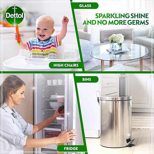 Dettol APC Lemon 500ML + Bathroom Cleaner 500ML | Pack of 6