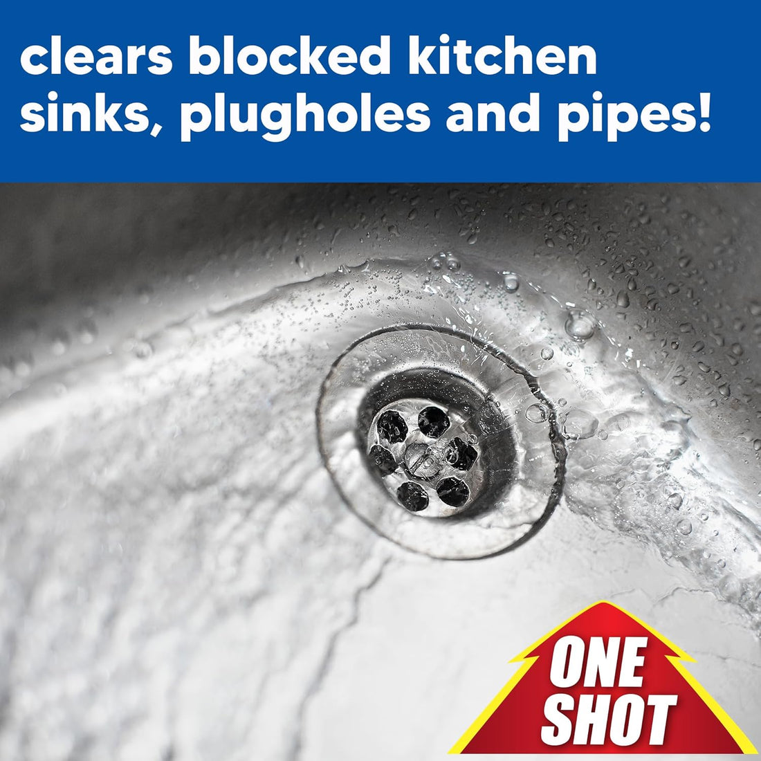 One Shot Drain and Hair Unblocker 500ml