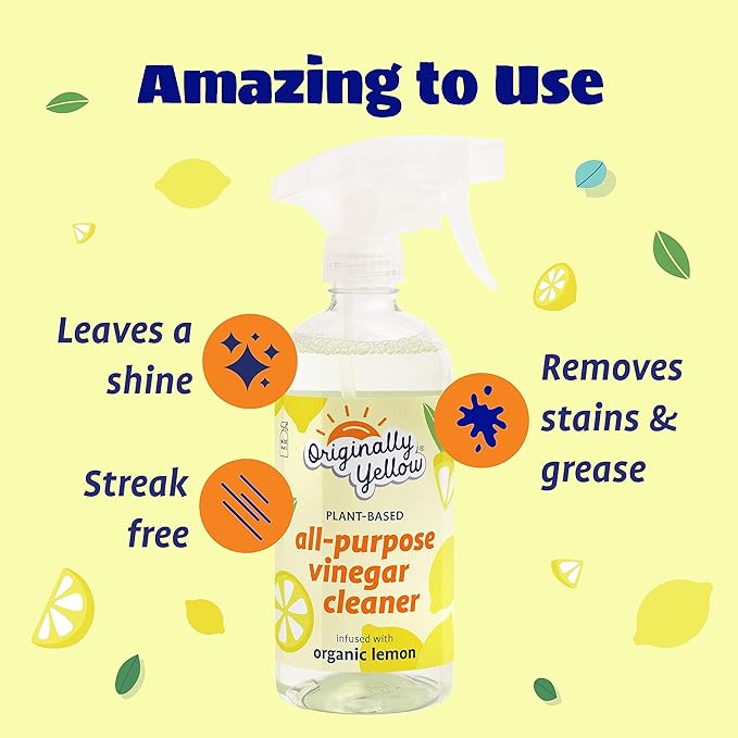 Multi Surface Antibacterial Vinegar Spray Lemon 470ML