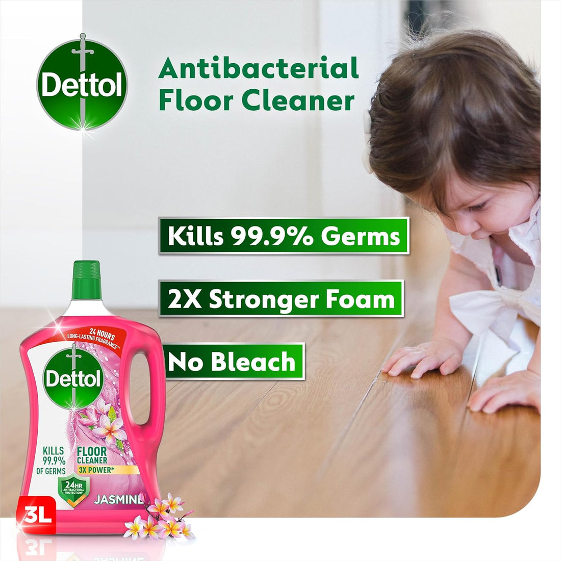 Dettol Multipurpose Floor Cleaner 3L Jasmin