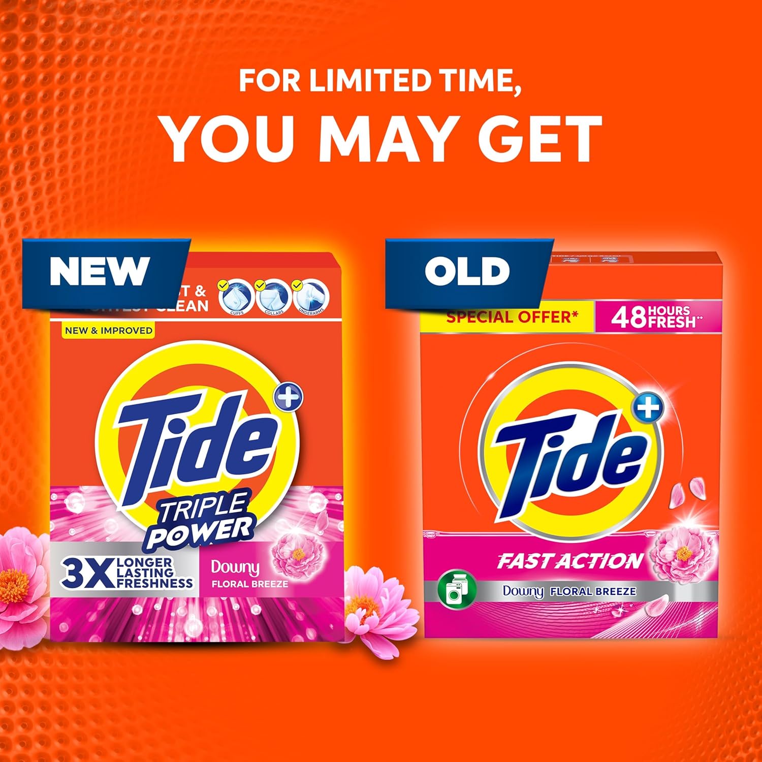 Tide Green Downy Floral Breeze 2.25KG