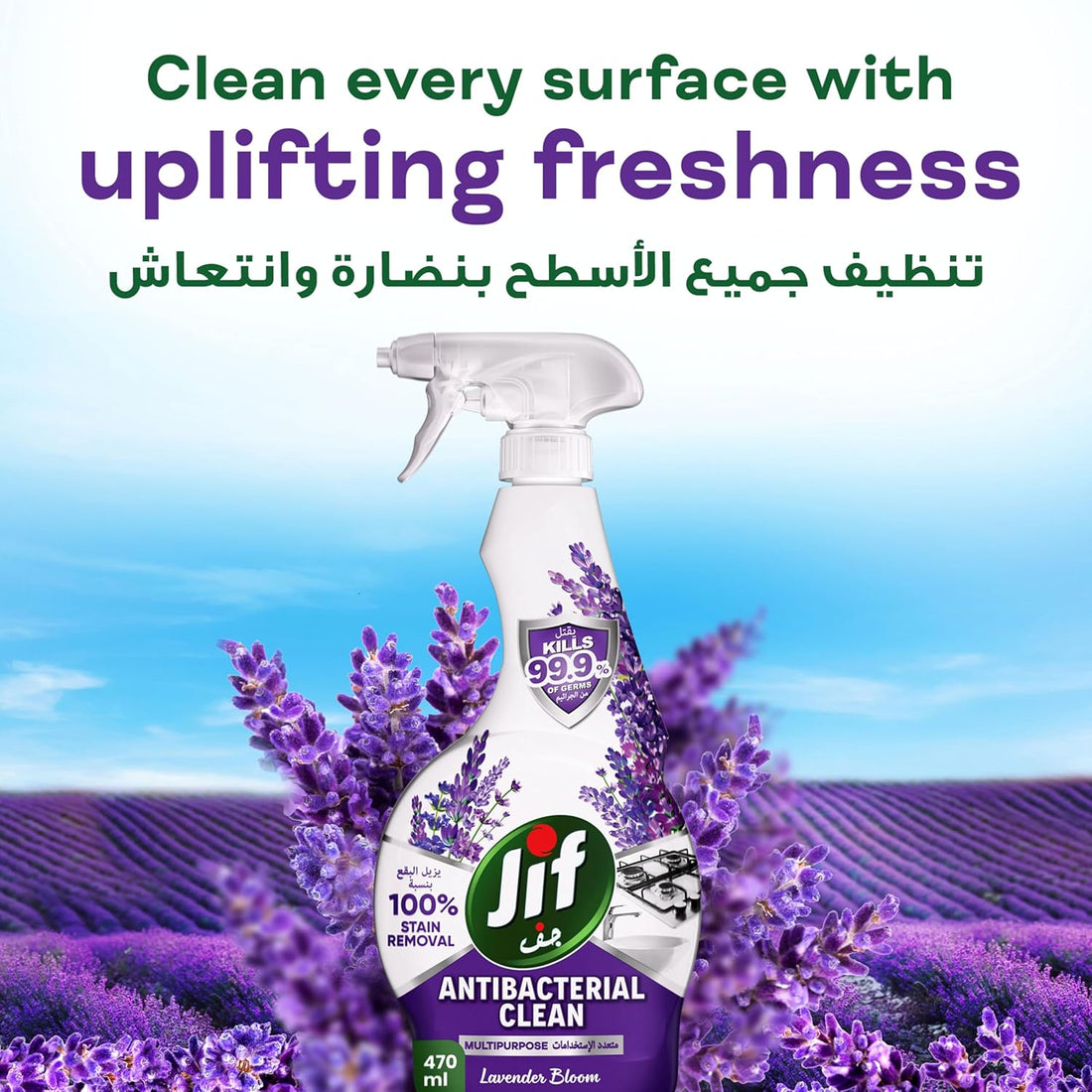 Jif Multipurpose Lavender Bloom 470ML