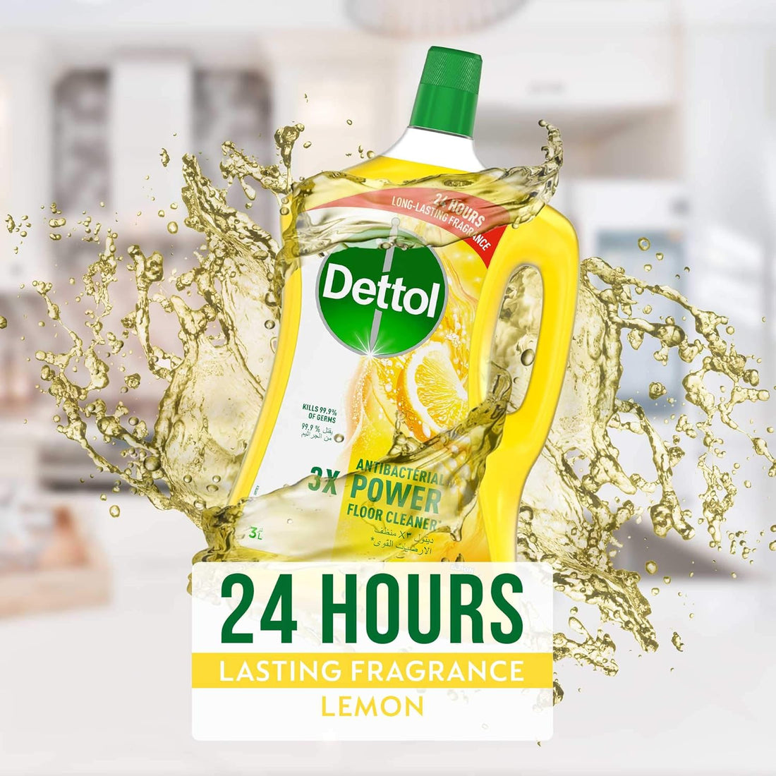 Dettol Multipurpose Floor Cleaner 3L Lemon
