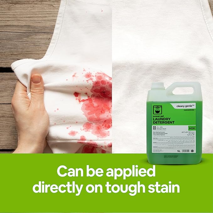 منظف ​​الغسيل M26 | جل جرين باور 5 لتر | عبوة من 4 قطع |