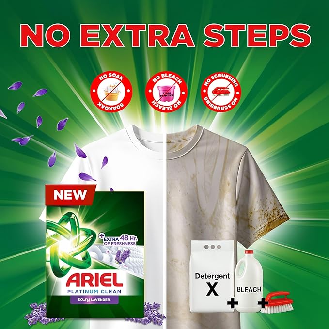 منظف ​​غسيل أريال بلاتينيوم 2.25 كجم برائحة اللافندر