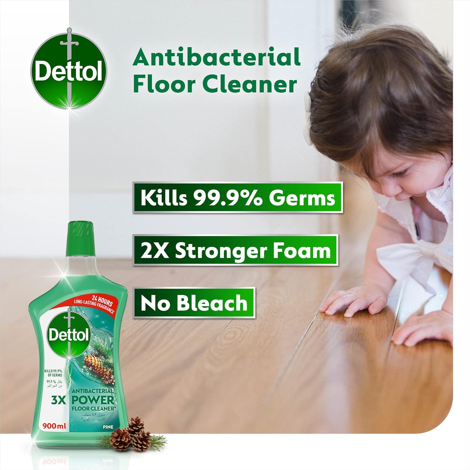 Dettol MPC Pine 900ML (Twin Pack)