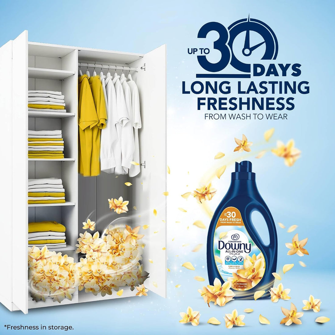 Downy Fabric Conditioner Concentrated 1L Vanilla & Musk