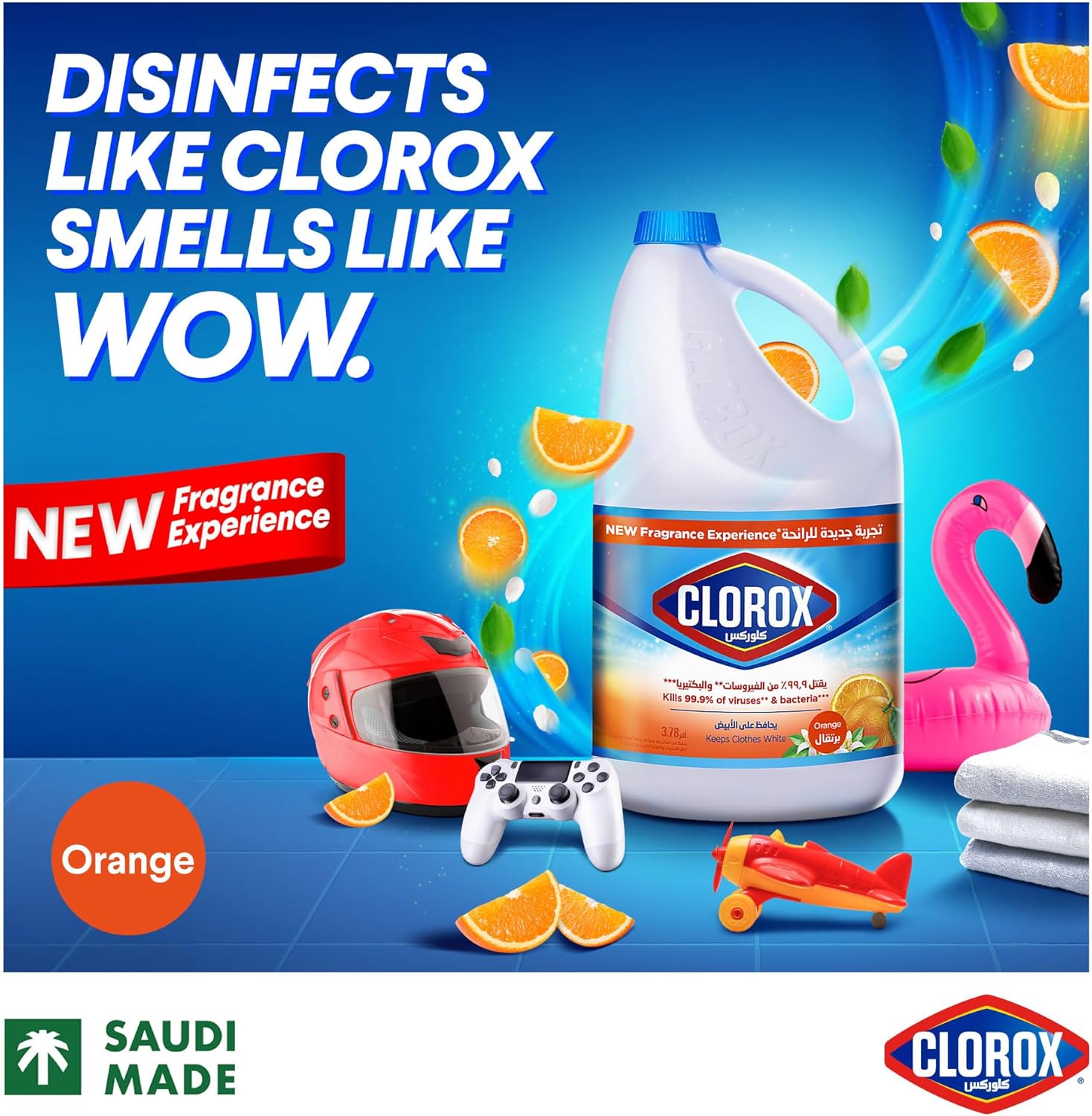 Clorox Orange Gallon 3.78L | Pack of 6