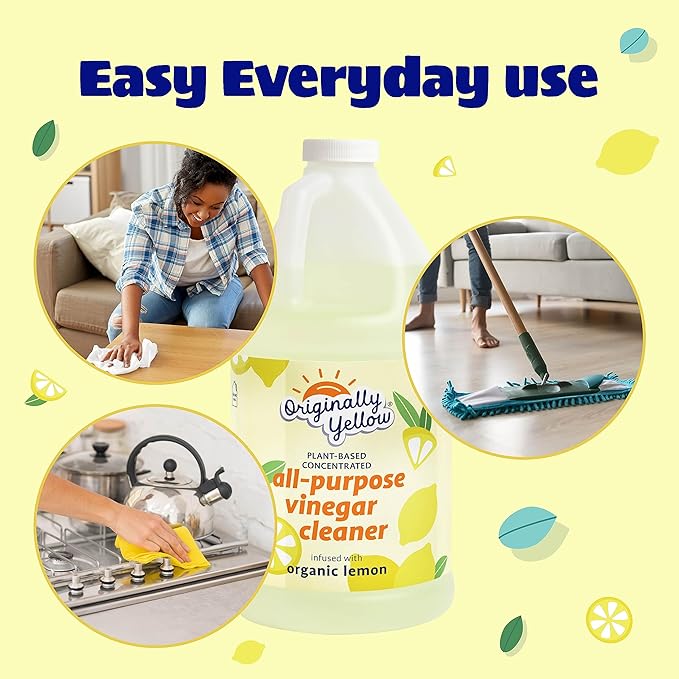 Multi Purpose Antibacterial Vinegar Cleaner Lemon 1.89L