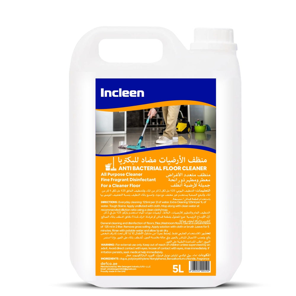 INCLEEN Antibacterial Floor Cleaner 5L