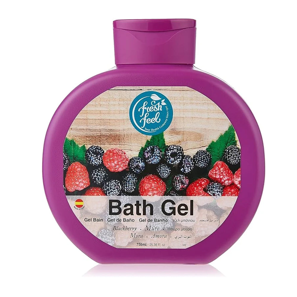 جل استحمام برائحة التوت الأسود برائحة منعشة 750 مل
