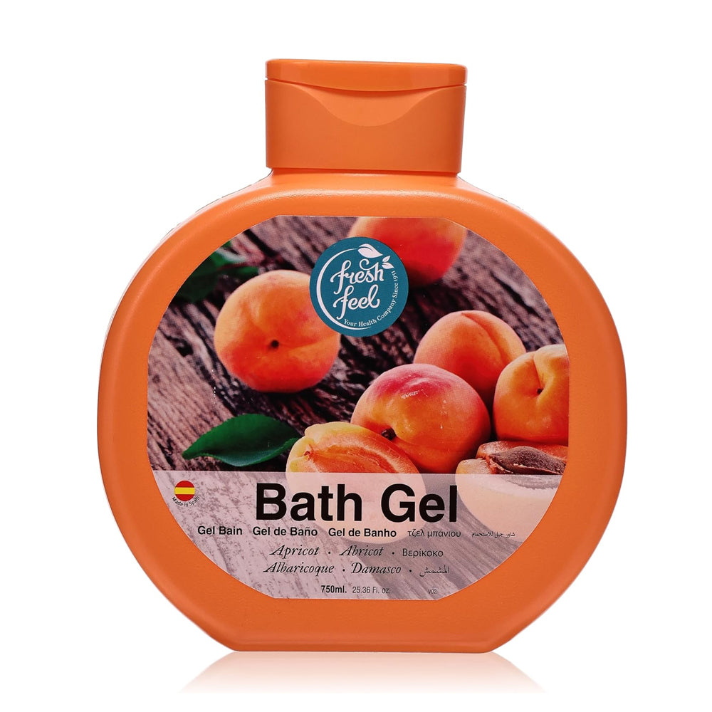 Fresh Feel Bath Gel Apricot 750ml