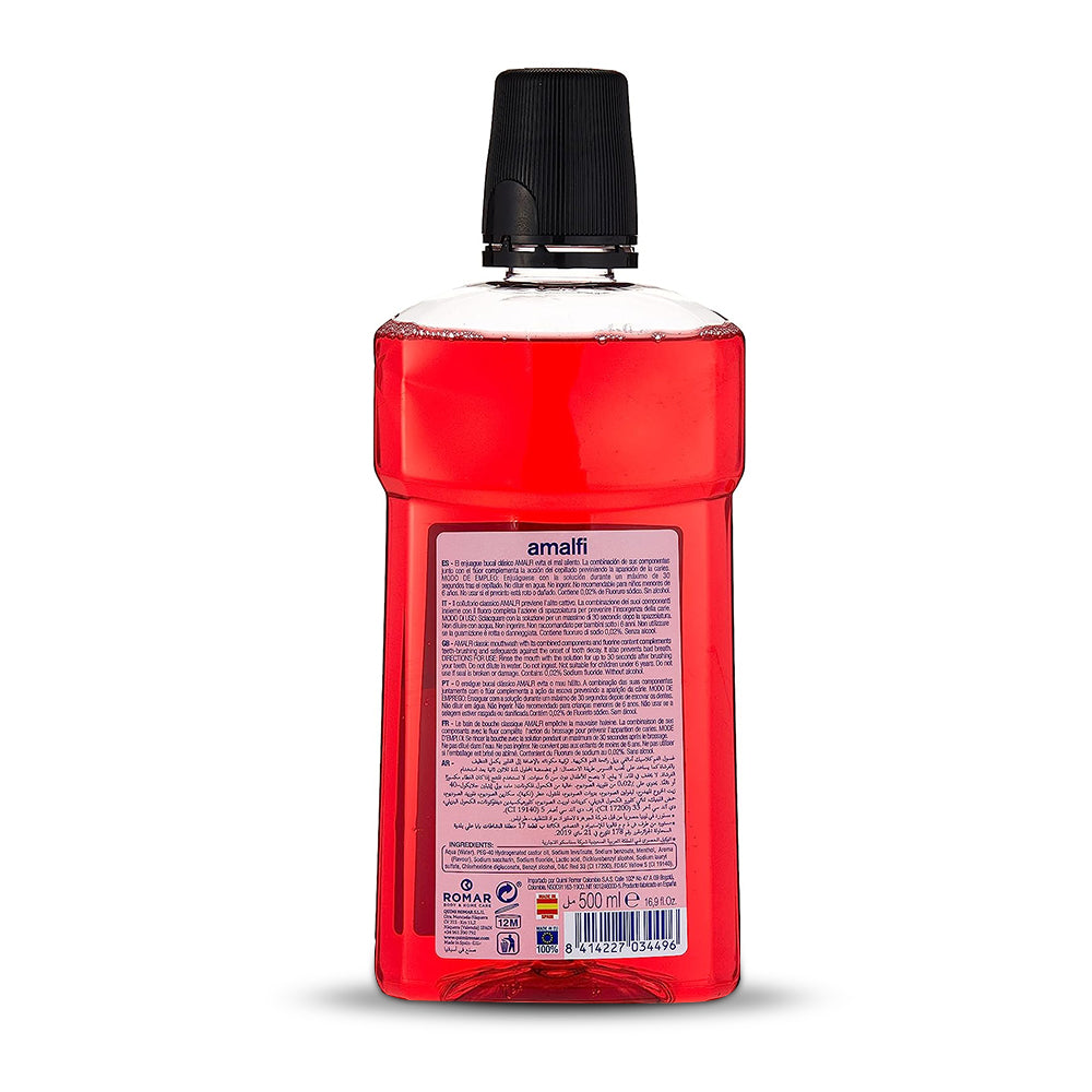 AMALFI MOUTH WASH CLASSIC 500ML