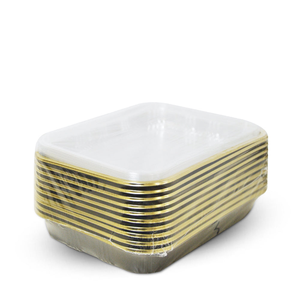 Plastic Food Container - 23X16 - 10PC #JS-124