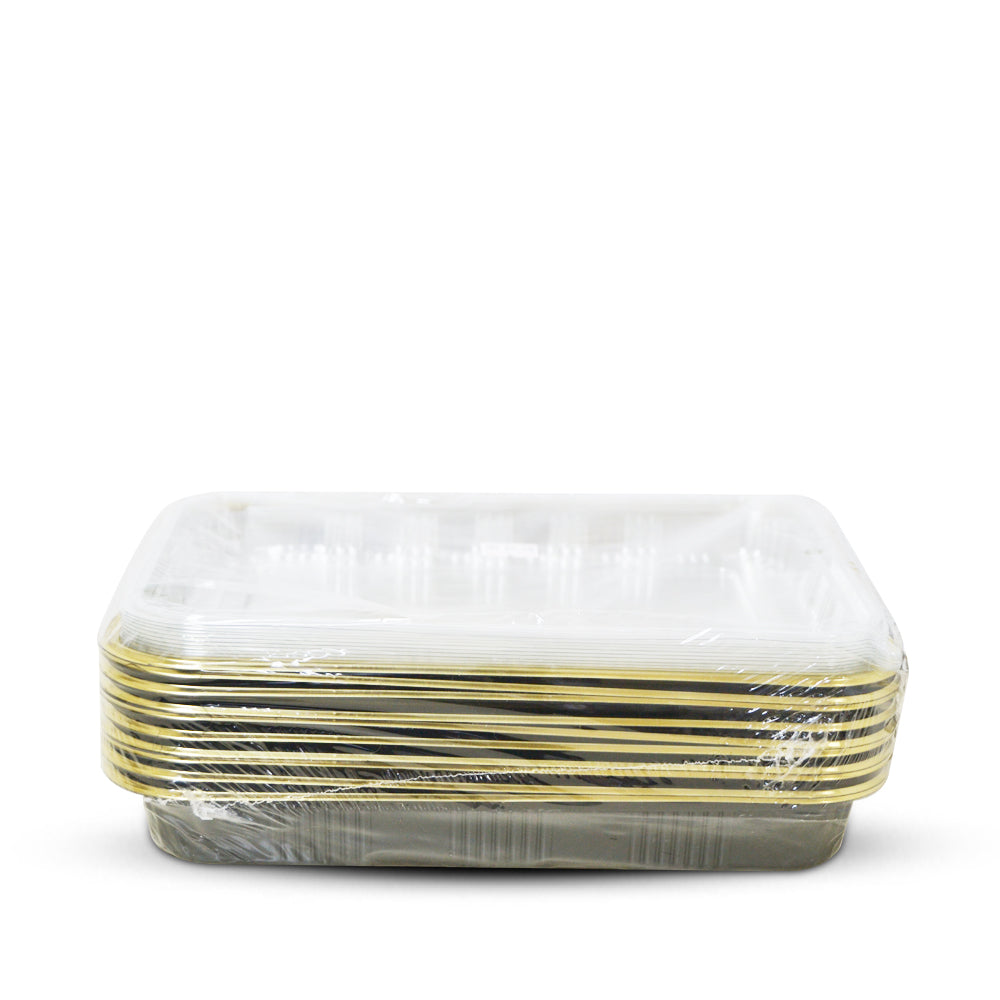Plastic Food Container - 30X22 - 10PC #JS-126