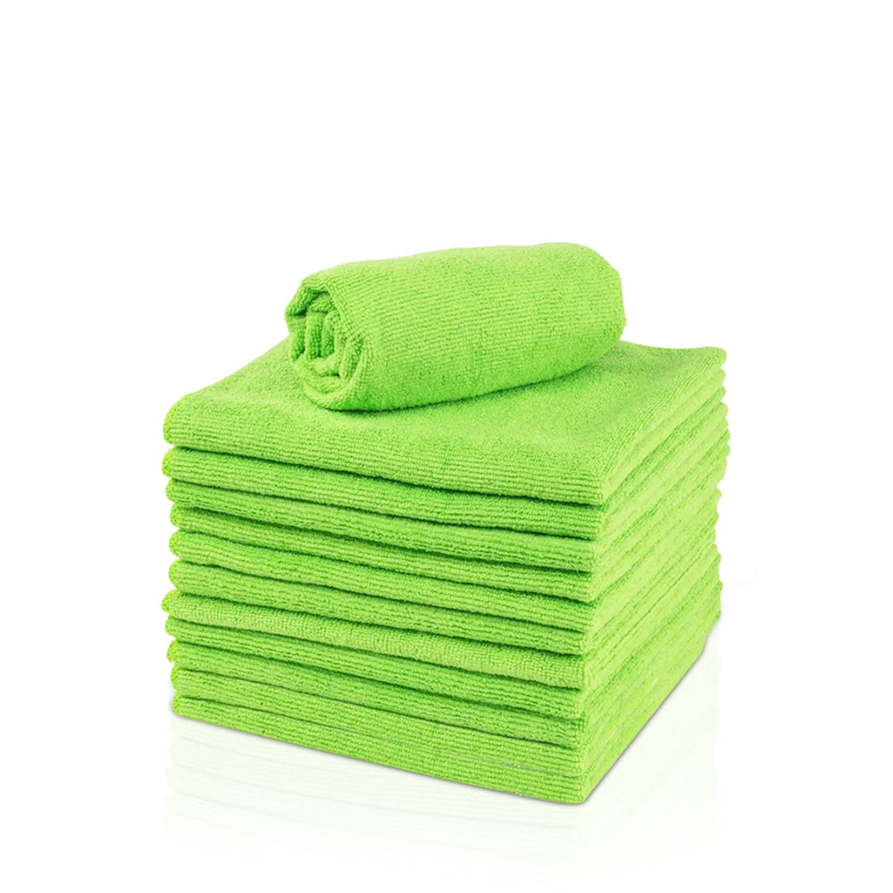 Microfiber Cloth 40X40 Green 12PCS