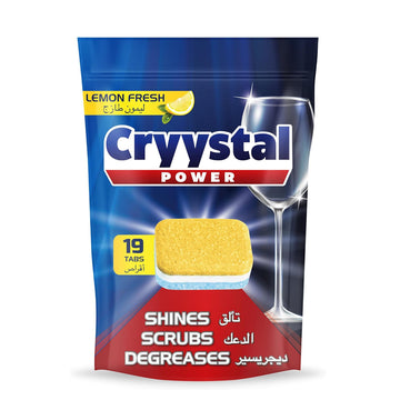 Crystal Power Dishwasher Tablets 19 Tabs