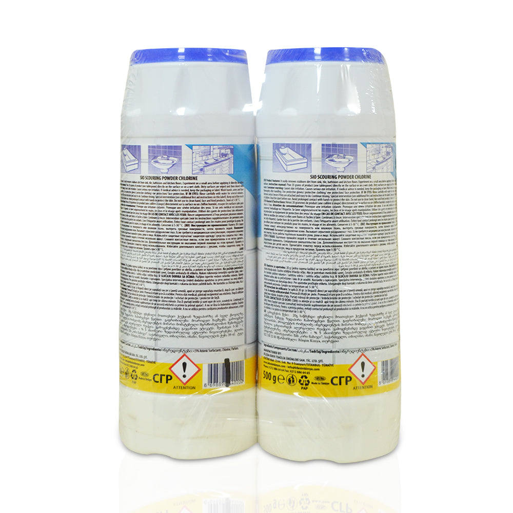 SIO Sourcing Powder Chlorine 500GM | Pack Of 2