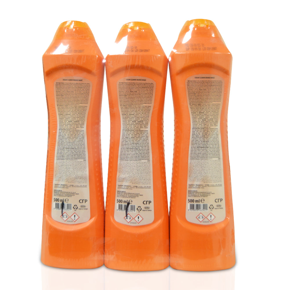 SIO Cream Cleaner Orange Magic 500ML | Pack of 3
