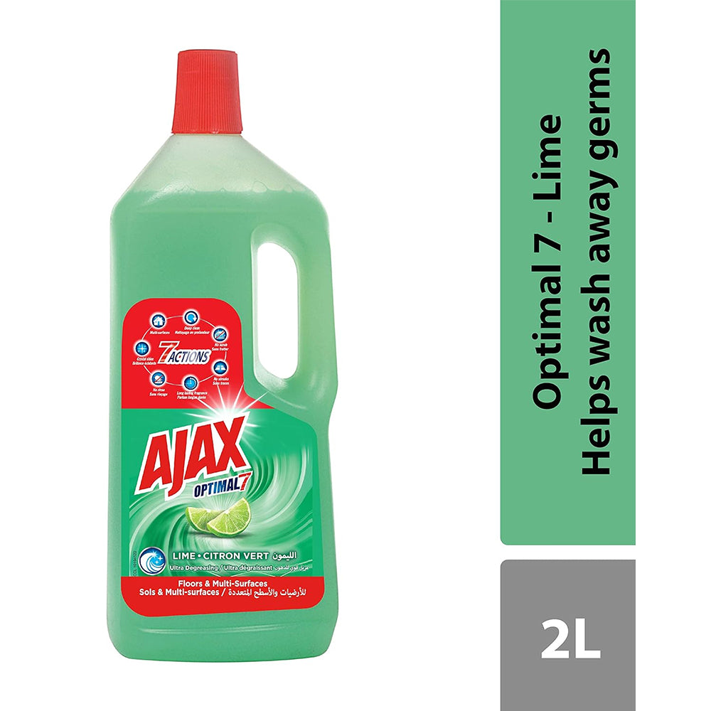 AJAX Floors & Multi Surfaces Cleaner Lime 2L