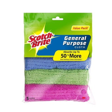 3M SB قماش من الألياف الدقيقة للأغراض العامة 5 قطع قماش