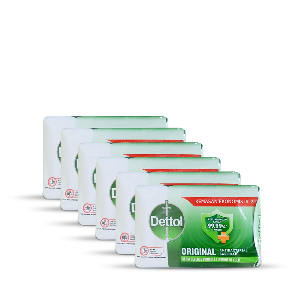 Dettol Antibacterial Soap Original 100G (6 pcs)