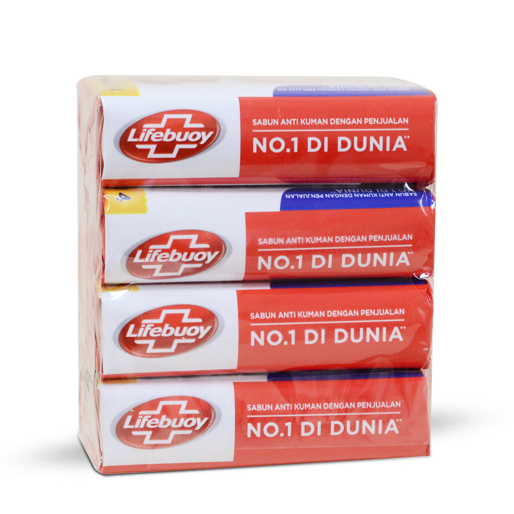 Lifebuoy Antibacterial Soap Total 60GM | Pack of 4 |