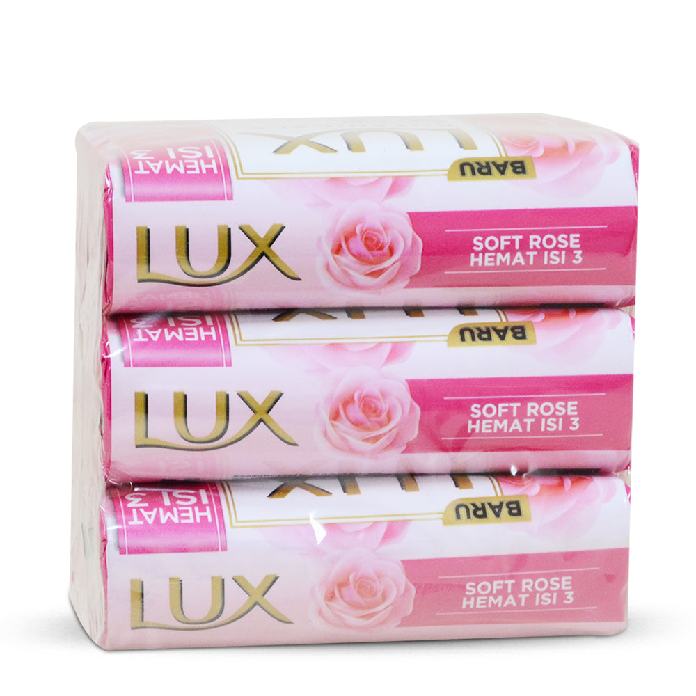 Lux Soap Soft Rose  110GM 3PCS