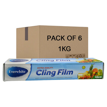 Everwhite Cling Film 45CM | 1KG-Pack of 6