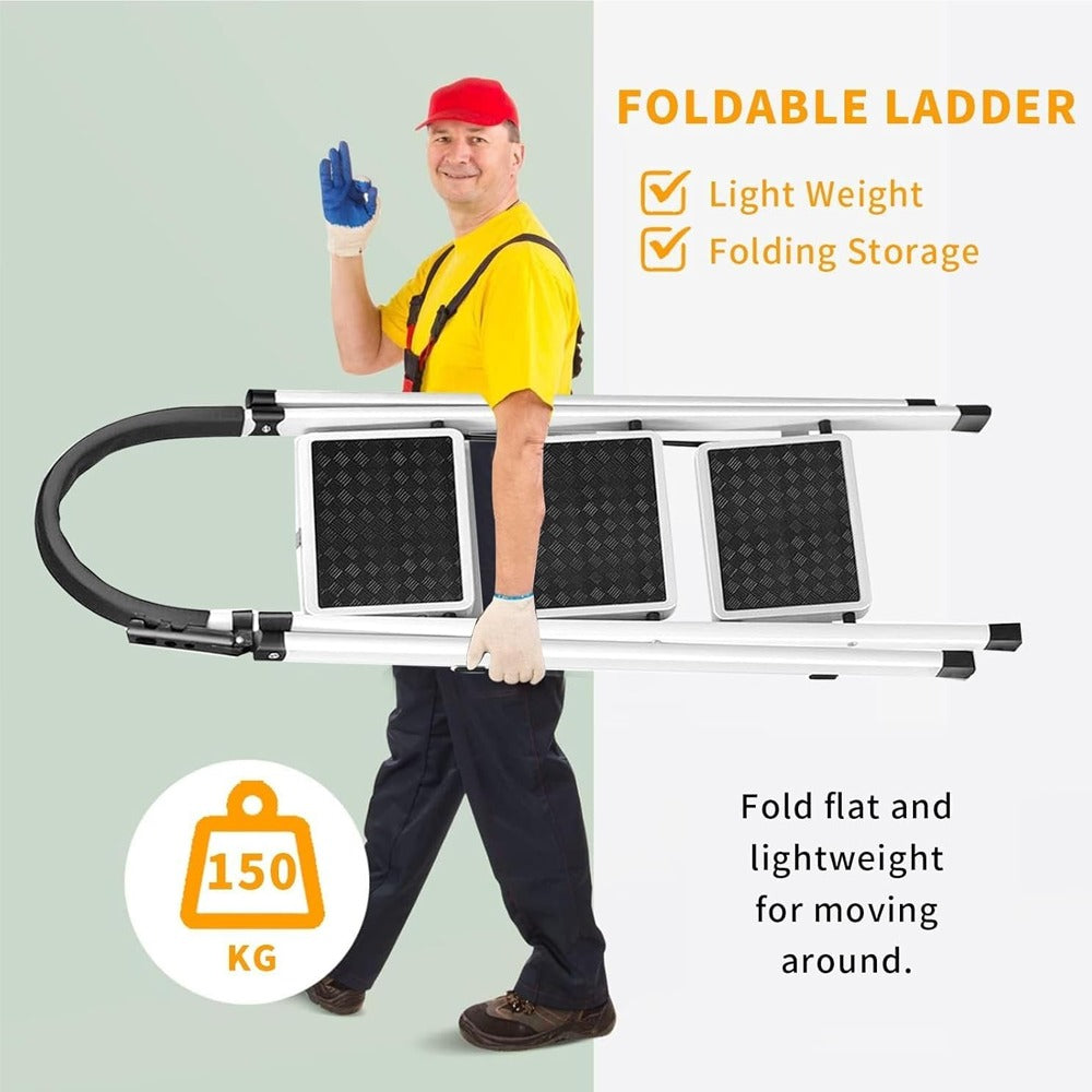 STEEL LADDER 3 STEPS
