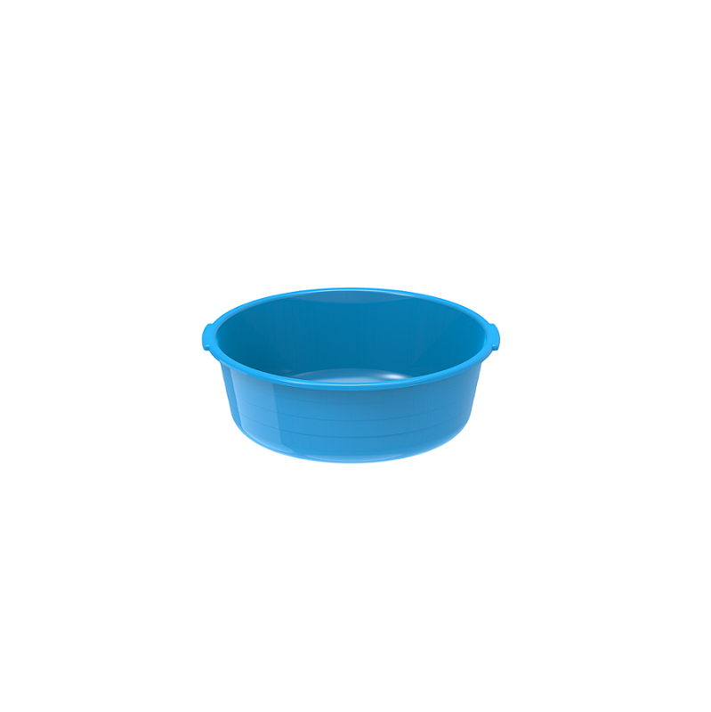 12" Round Plastic Basin Tub 6L