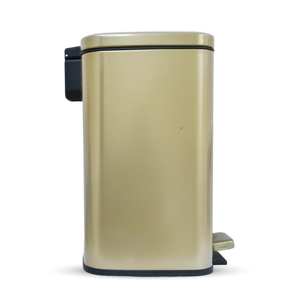 DUSTBIN 12L GOLDEN JAVA JH8855A
