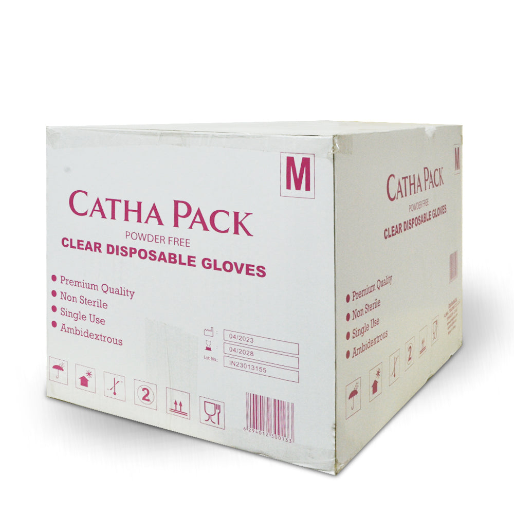 Vinyl Gloves Powder Free Medium | 10 Boxes (CTN)