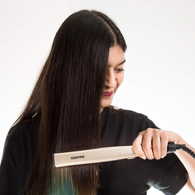 Geepas Go Silky Hair Straightener Ceramic Plate