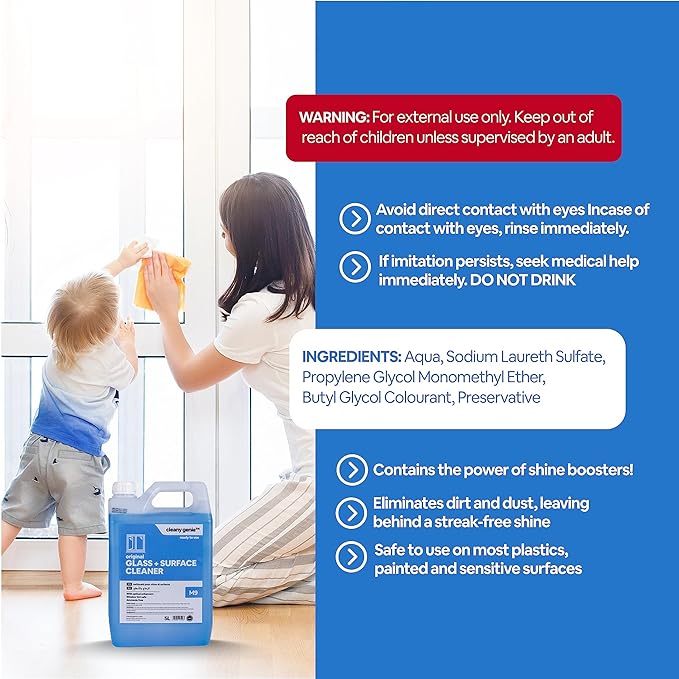 Glass & Surface Cleaner M9 | 5L | Pack of 4