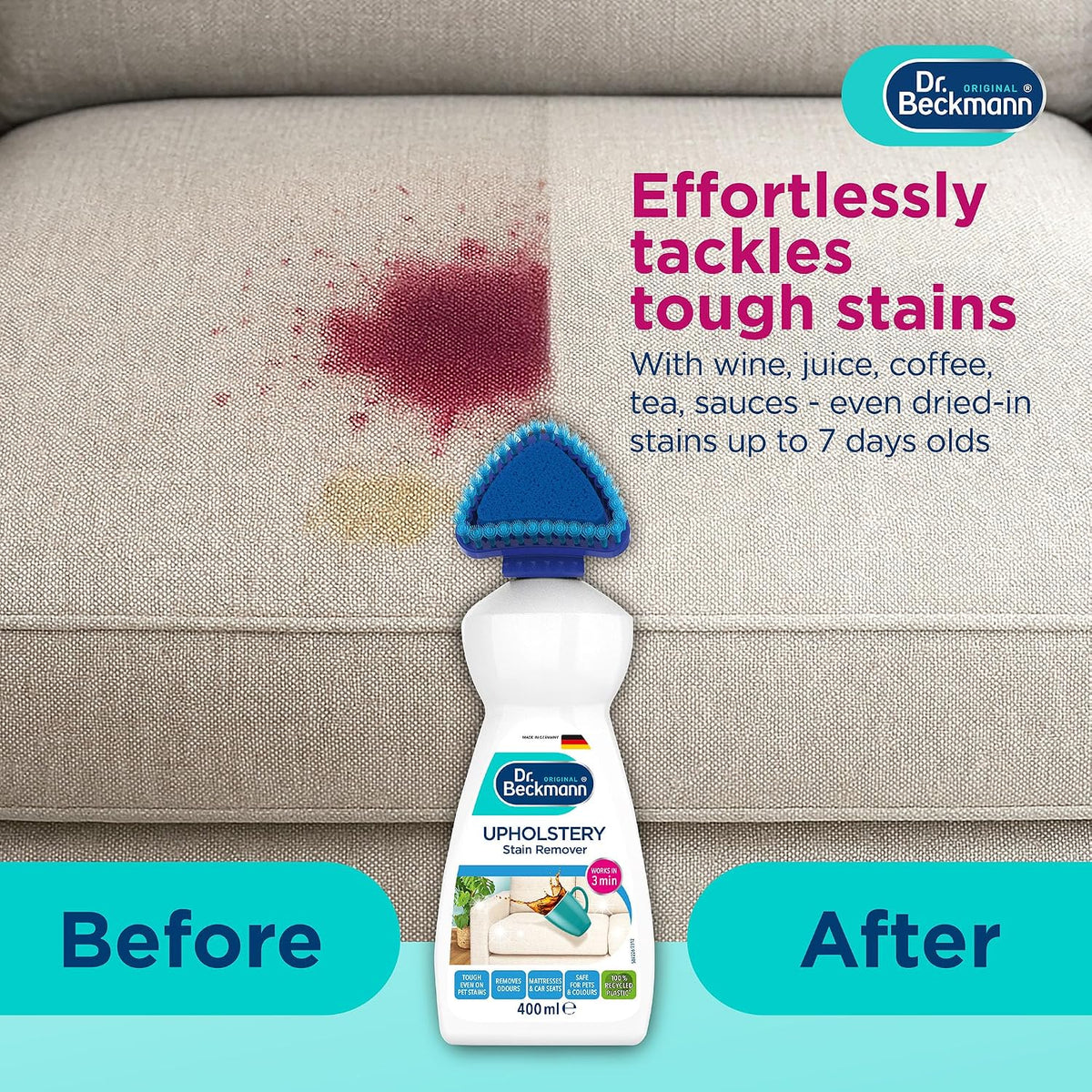 DB Upholstery Stain Remover 400ML Pack of 6