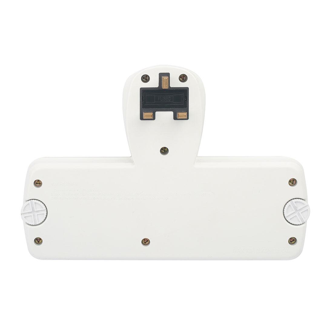 Terminator 2 Way Universal T-Socket With 2 USB 2.1AH Individual Switch and Indicator Esma Approved