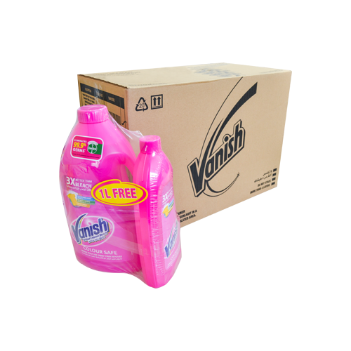 Vanish Stain Remover Pink 3L + 1L Free | Pack of 4