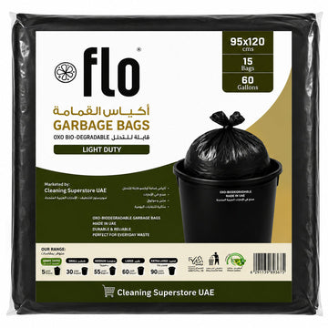 LD Garbage 15 Bag Black L | 95X120CM 60 Gallons