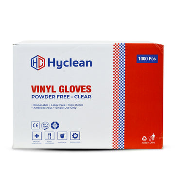 قفازات فينيل خالية من البودرة حجم كبير | 10 صناديق (CTN)