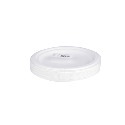 Bio Bagasse Round Plate 7" | 25 PCS
