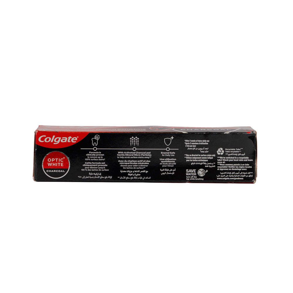 COLGATE OPTIC WHITE CHARCOAL 75ML