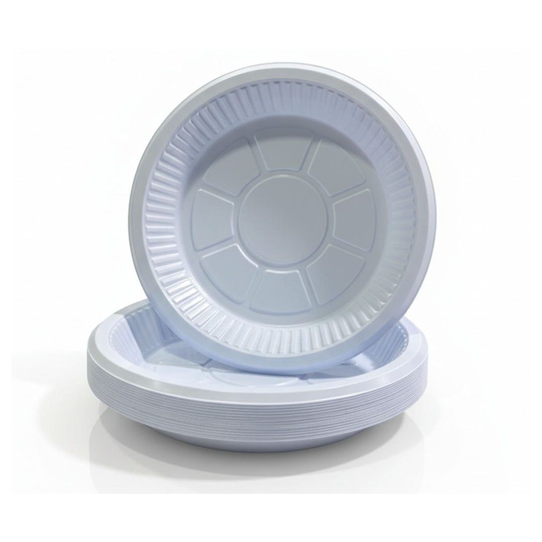 White Round Plate 9" | 25 PCS