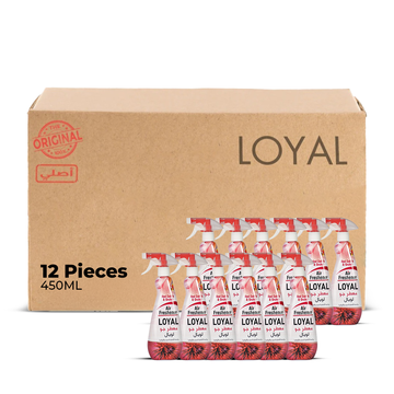 معطر جو لويال ٤٥٠ مل برائحة الداليا الحمراء والأوركيد | عبوة من ١٢ قطعة