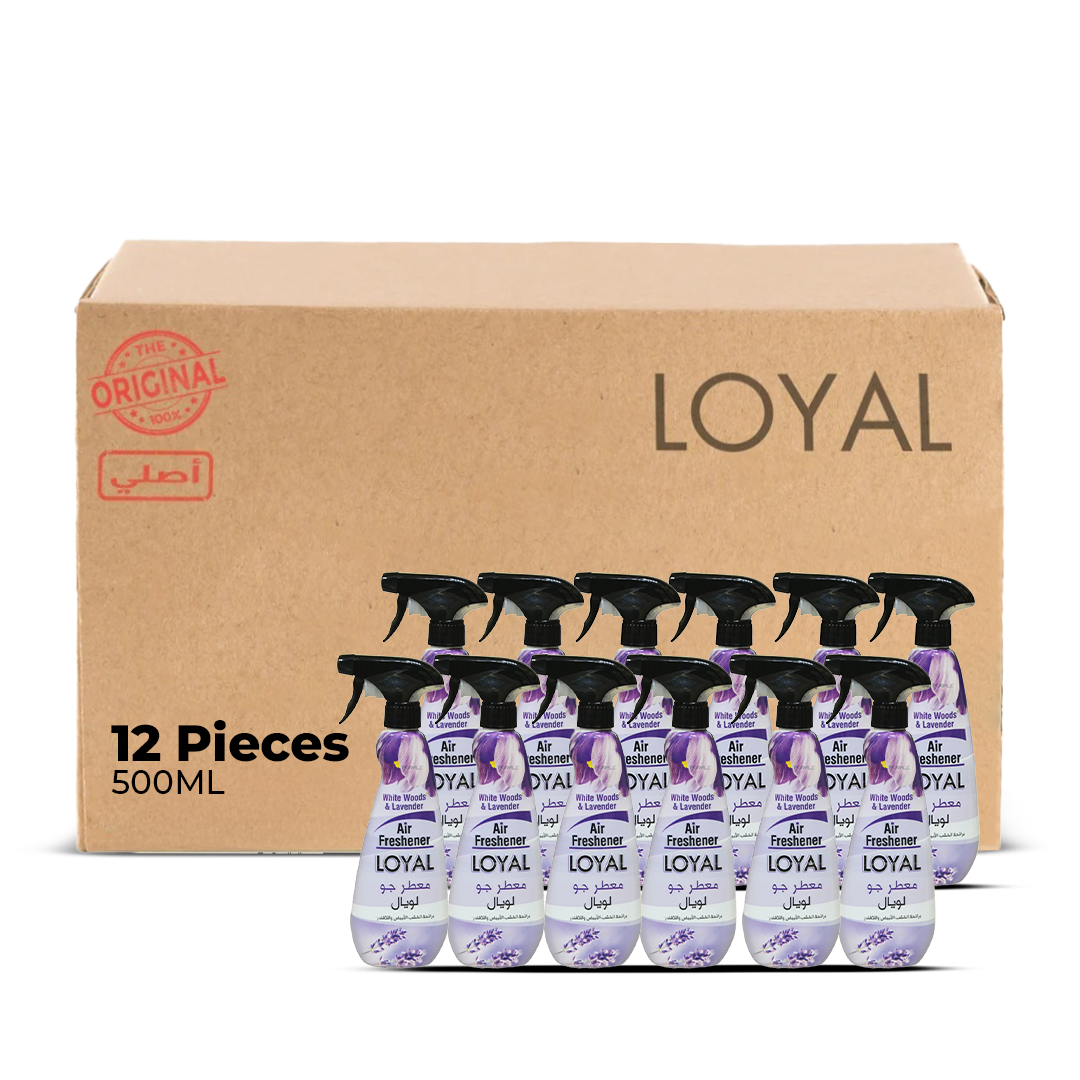 معطر جو لويال ٤٥٠ مل برائحة الأخشاب البيضاء والخزامى | عبوة من ١٢ قطعة