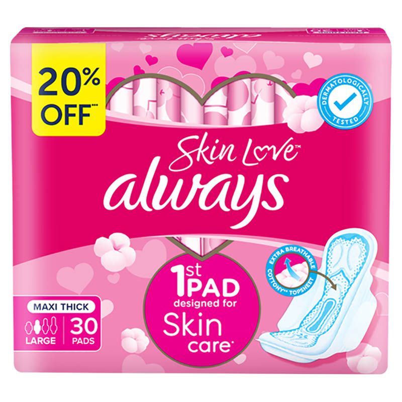 Always Pink 30 Pad Skin Care