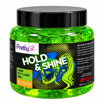 Pretty Be Hair Gel Hold & Shine Green 300ml